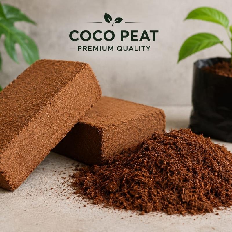 Premium Coco Peat Blocks Manufacturer & Exporter from India