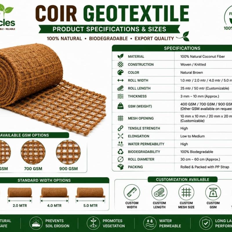 Coir Geotextiles
